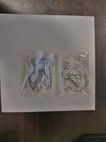 아크릴 클리어 키링 2개 세트