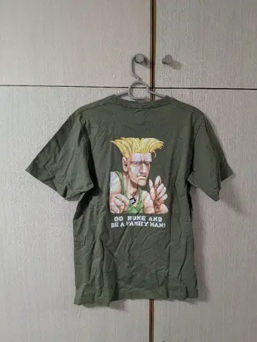 유니클로 스트리트 파이터 UT 캡콤 콜라보 티셔츠 가일