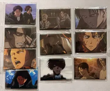 진격의 거인 리바이 200경 스퀘어 캔뱃지 종합 세트 9