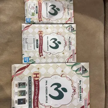 Mr.GREEN APPLE 메모 용지 3개 세트