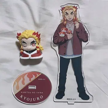 귀멸의 칼날 렌고쿠 쿄쥬로 오네무탄 아크릴 스탠드 로손 콜라보