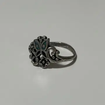 G&S 사우스웨스턴 스털링 실버 인레이 터콰이즈 반지