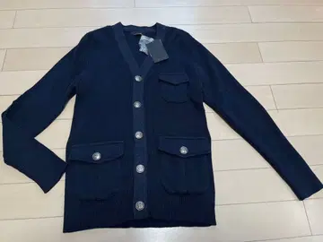 택 포함 새상품 ZARA MAN 자라 니트 가디건 네이비 L 사이즈