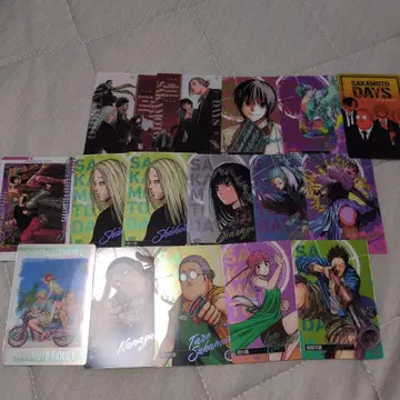 사카모토 데이즈 웨하스 카드 16장 세트 원화