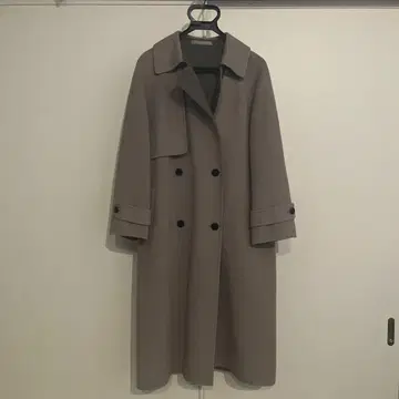 Theory Luxe 그레이 롱 코트