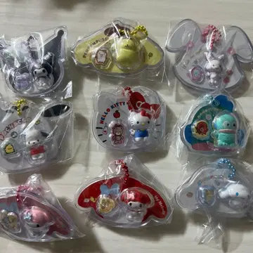 산리오 캐릭터즈 패키지 참 컴플리트 9개 세트