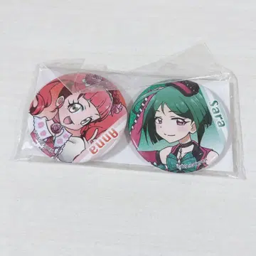 키랏토 프리 찬 캔뱃지 세트 안나&사라