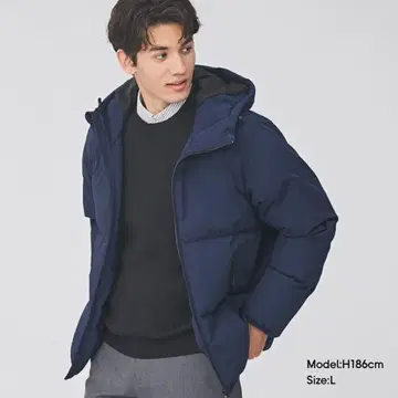 gu 히트 패디드 블루종 (네이비) L 사이즈