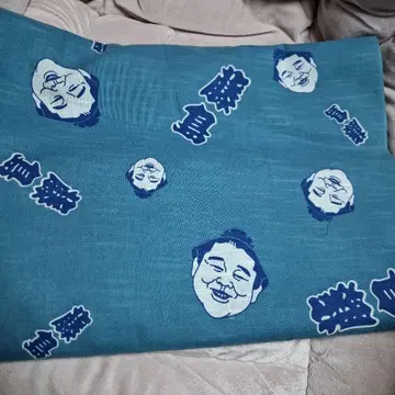 레트로 후지시마 방 스모 선수 패턴 옷감