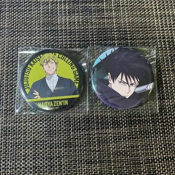 주술회전 사멸회유 캔뱃지 컬렉션 캔뱃지 젠인 나오야 후시구로 메구미 2개