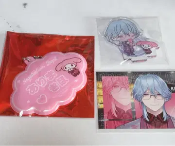 재간수범 산리오 아크릴 스탠드 아크스타 이름표 키링