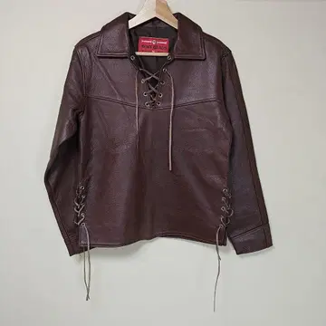 90s 아메무라 PUNK 레이스업 가죽 자켓 일본제 소가죽 미사용