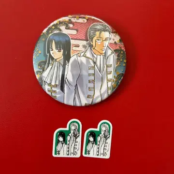 은혼 이마이 노부메 사사키 이사부로 캔뱃지 플레이크 씰