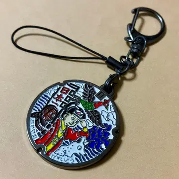 리얼 지역 맨홀 스트랩 오카야마시 모모타로