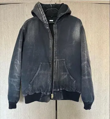 A.PRESSE 실크 린넨 후디드 파카 2