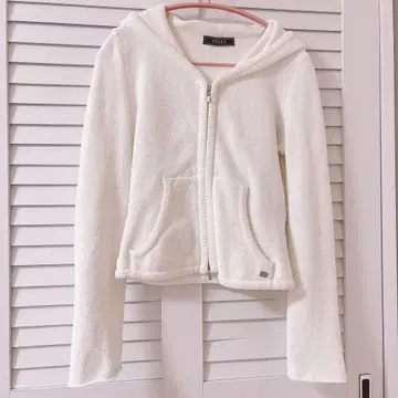 FOXEY 후드 부착 화이트 후드티