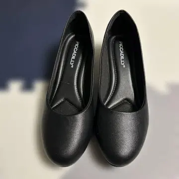 로우힐 펌프스 블랙 23cm