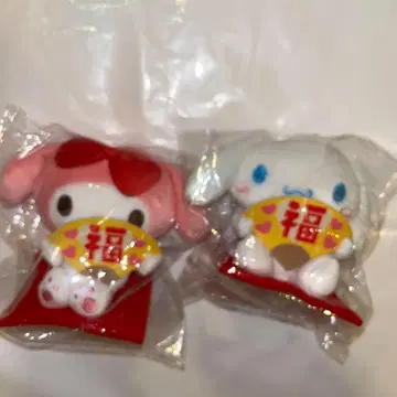 세븐일레븐 한정판 헬로키티 시나모롤 해피 마스코트 초복 부채