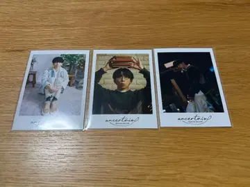 이토 켄토 3rd LIVE 'Uncertain' 카드 3장 세트