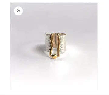 BIJU MAM 실버 925 X 브라스 플레인 링 5