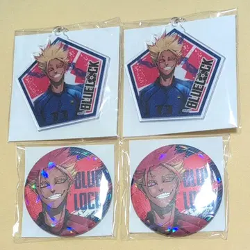 블루 록 복권 메이트 아크릴 키링 캔뱃지 시도 류세이