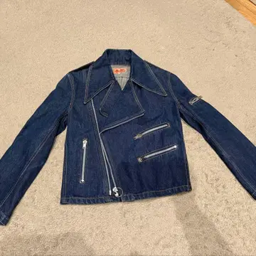 새상품급 BIG BELL 데님 라이더 자켓 M 사이즈