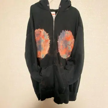 [극희소] 염0658 XXL 후드 부착 후드티 수제 염색