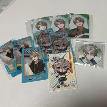 카이타 하루 니지산지 art 캔뱃지 7주년 폴라로이드 마네키네코