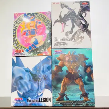 유희왕 피규어 4체 세트