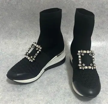 EVOL 메토카 비쥬 숏부츠 블랙 통굽 스니커즈