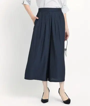 택 포함 미사용 새상품 쿠 드 샹스 [세탁 가능] 스카초