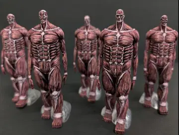 재도색 상품 진격의 거인 땅울림 땅울림 피규어 5개