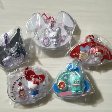 산리오 캐릭터즈 패키지 참 5세트 키티 쿠로미