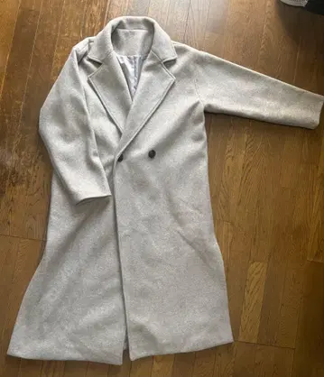 그레이 체스터 코트 사이즈 F