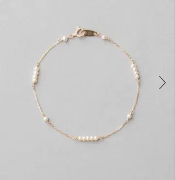 [새상품급] ete K10YG 펄 스테이션 팔찌