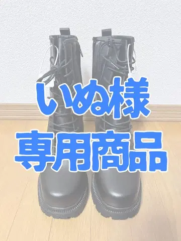 18cm 신장 업 키높이 부츠 블랙 코스프레