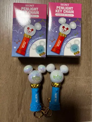 디즈니 스토어 응원봉 키체인 에이리언 2개 세트