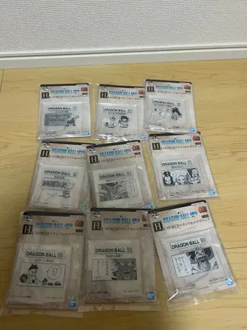 드래곤볼 1번 복권 mokuji 스탠드 9종
