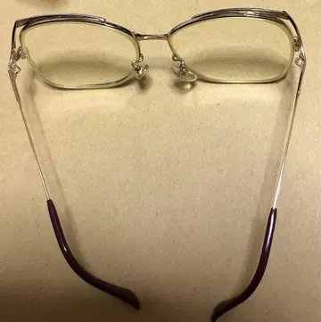 L'ANGEL 실버 퍼플 안경