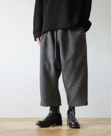 MB ULTIMATE FABRIC 울 융모 사루엘 팬츠 그레이 S