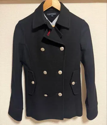 TOMMY HILFIGER 블랙 피코트 S 사이즈