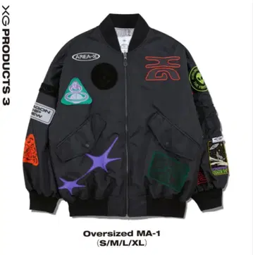 [ M 사이즈 ] XG PRODUCTS 3 오버사이즈 MA-1 자켓