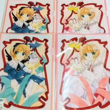 카드캡터 사쿠라 애니복권 E상 클리어 파일 벚꽃 세트