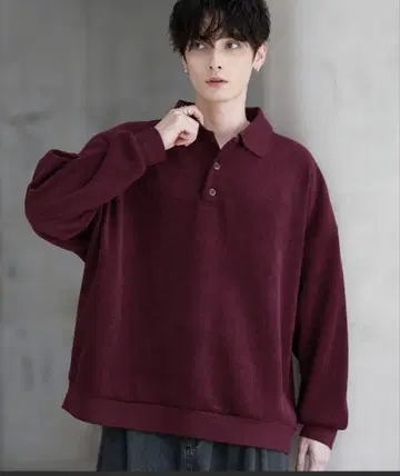 [ ETELIO ] 컷 코듀로이/빈티지 가공 피케 셔츠