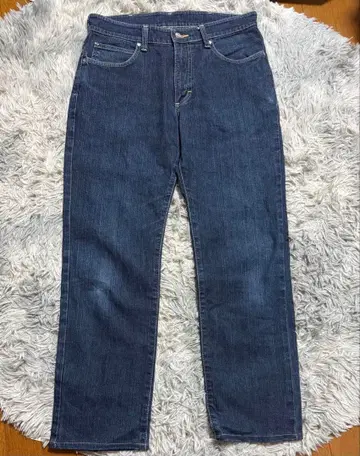 Wrangler 스트레이트 레그 데님 다크 블루 32인치
