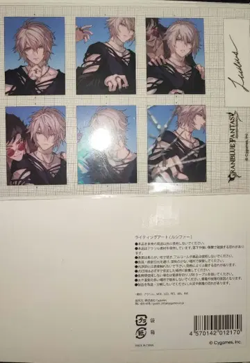 그랑블루 페스티벌 2025 루시퍼 라이팅 아 증명사진풍 스티커 세트