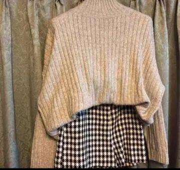 새상품 ZARA 체크 하운드투스 숏팬츠