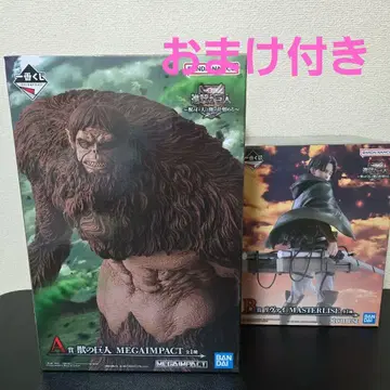 진격의 거인 제일복권 A상 짐승의 거인 피규어 B상 리바이 피규어