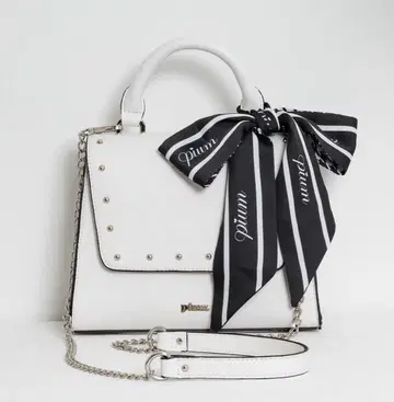 piun 스카프 포함 플랩 백