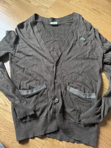 LACOSTE 라코스테 브라운 가디건